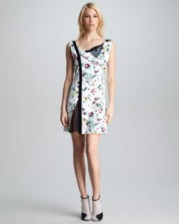 asymmetric placket floral dress $ 525 pre order spring 2013 runway