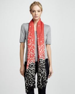 Diane von Furstenberg Confetti Peach Hanover Scarf   