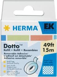 Herma Dotto Dots Dispenser Removable Refill 49 ft