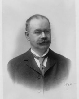 early 1900s photo Herman Hollerith head and shoul