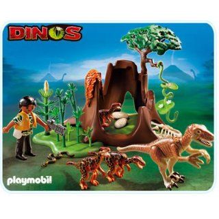 Playmobil 5233 Deinonychus and Velociraptors Everything