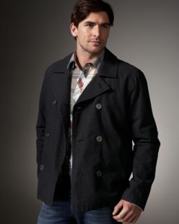 Penguin Sherpa Lined Pea Coat   