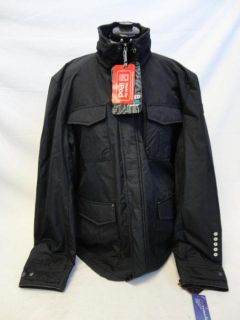 Hawke & Co Mens Clothing 4 Pocket Parka Jacket Black Size X Large