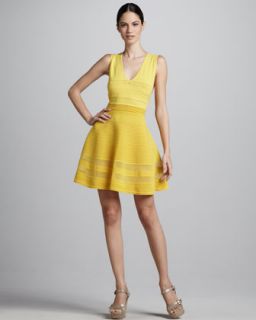 Yellow Sleeveless Dress  