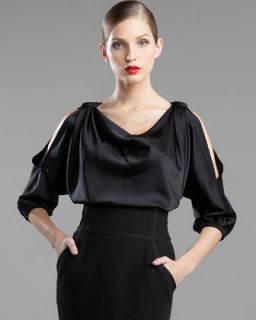 St. John Collection Cowl Blouse   