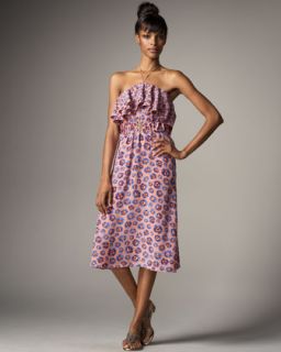 Rebecca Taylor Floral Print Halter Dress   
