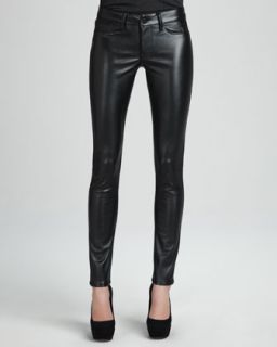 Sold Denim Faux Leather Skinny Pants   