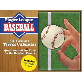 Finger Baseball 2013 Daily Box Desk Calendar Office