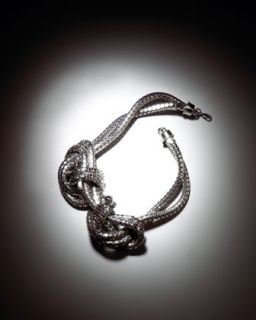 KARA by Kara Ross Knotted Snake Necklace   