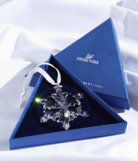Swarovski 2012 Annual Edition Crystal Snowflake Ornament