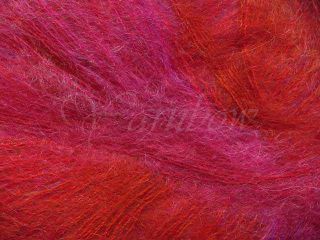 Rowan Kidsilk Haze Stripe #360 mohair silk yarn 2012 Flaming