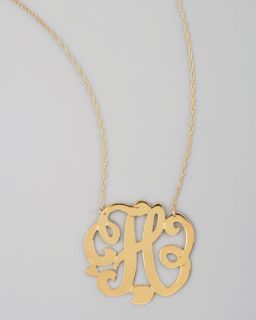 Sonya Renee Gold Initial Necklace   