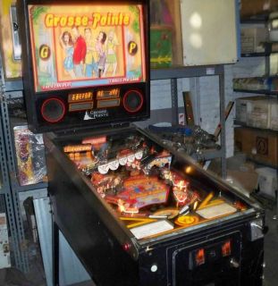 Grosse Pointe One of A Kind Pinball Machine