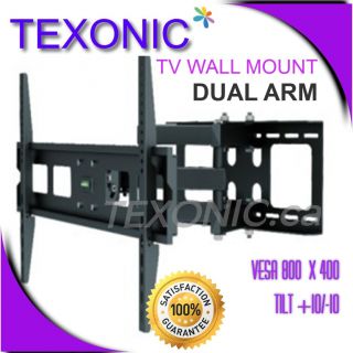 swivel arm tv wall mount fits 37 to 60 inch