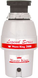 Waste King L 2600 Legend Series 1/2 HP Continuous Feed Operation