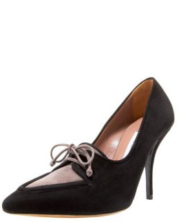 Tabitha Simmons Suede Lace Up Pump   