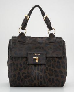 Calf Hair Leopard Bag  