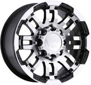 Vision Warrior 17 Black Wheel / Rim 5x5 with a 25mm Offset and a 78.1