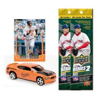  2008 MLB Dodge Charger with Nick Markakis Card & Two Packs of 2008