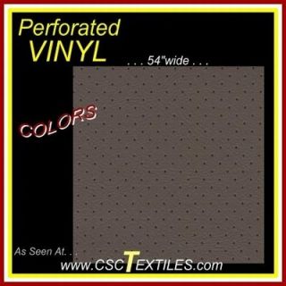 HEADLINER 54 w PERFORATED VINYL 5y Fabric for CABIN Fire Retardant