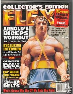 FLEX Bodybuilding Magazine ARNOLD SCHWARZENEGGER Special Issue with