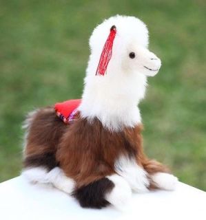 UNIQUE Brand NEW Soft 100% Baby Alpaca Peru Andes Llama Plush Stuffed