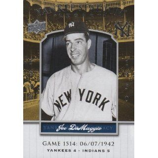 2008 Upper Deck Yankee Stadium Legacy Collection #1514 Joe