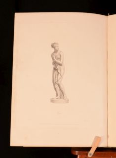 1832 Hervey Illustrations of Modern Sculpture Engravings Prose and