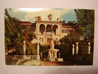 1966 Photo Postcard of Hearst Castle Casa Del Sol