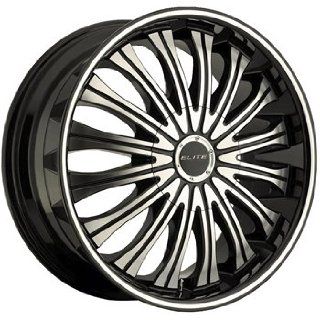 Elite Monarch 20x8.5 Black Wheel / Rim 5x130 with a 35mm Offset and a