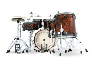 RARE Mapex Orion Chocolate Burl Drum Set 1 11 Made New