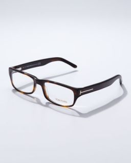 N20DA Tom Ford Small Havana Square Frame Fashion Glasses