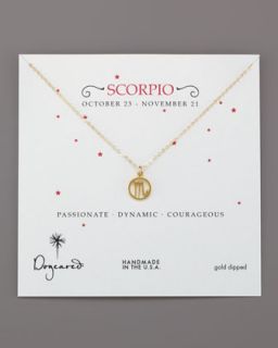 Dogeared Scorpio Zodiac Necklace   