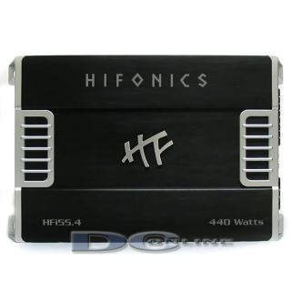 Hifonics HFI554 Car Audio 4 Channel Amplifier 440W
