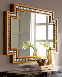 Aqua Bamboo Mirror   