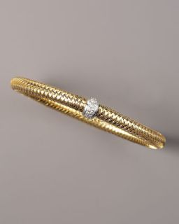 Roberto Coin Diamond Primavera Bracelet, Yellow Gold   