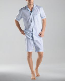 N24GK Hanro Connor Short Woven Pajama Set