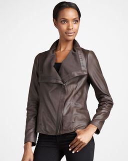 Leather Zip Jacket    Leather Zip Coat