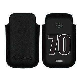 Number 70 on BlackBerry Leather Pocket Case  Players