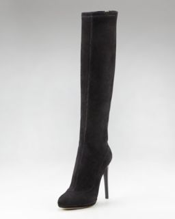 Brian Atwood Back Zip Stretch Boot   