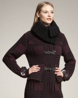 Pringle Hand Knit Wool Cashmere Collar   