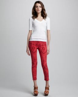 Joes Jeans The High Water Iris Ikat Print Jeans   