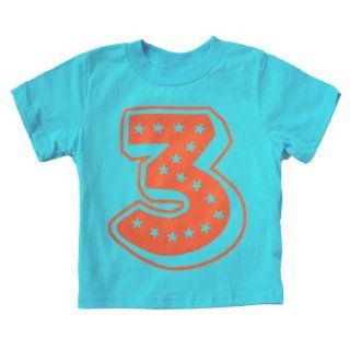   3rd Birthday Funky Cupcake Number Short Sleeve Boys Shirt Clothing