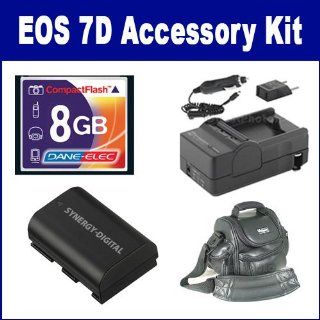 Canon EOS 7D Digital Camera Accessory Kit includes SDLPE6