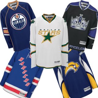 NHL Premier Hockey Jerseys by Reebok Maple Leafs Rangers Oilers Stars