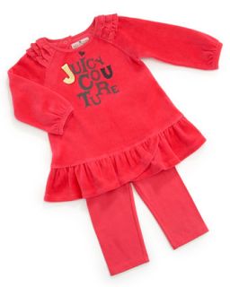 Juicy Couture Baby Terry Dress & Leggings Set   