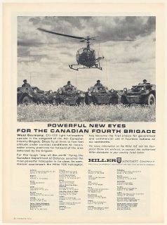 1963 4th Canadian Infantry Brigade Hiller CH 112 Helicopter Commercial