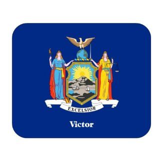 US State Flag   Victor, New York (NY) Mouse Pad