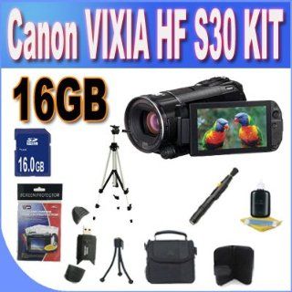 Canon VIXIA HF S30 Flash Memory Camcorder with SuperRange