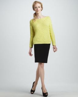 Diane von Furstenberg Cora Large Weave Sweater & New Koto Skirt